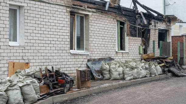 Professional Soot Cleanup technician working in Libertytown, MD
